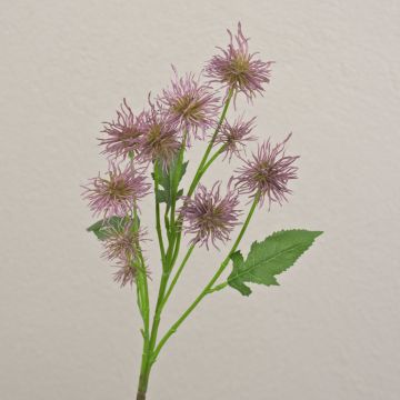 Decorative branch Globe thistle GESKENDA, purple, 24"/60cm