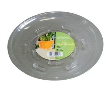 Round plant pot saucer DUNIK of plastic, grey, 1.6"/4cm, Ø16"/40cm Round plant pot saucer DUNIK of plastic, grey, 1.6"/4cm, Ø16"/40cm