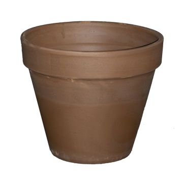 Plant pot DUNARI of terracotta, brown, 4.7"/12cm, Ø5.1"/13cm Plant pot DUNARI of terracotta, brown, 4.7"/12cm, Ø5.1"/13cm