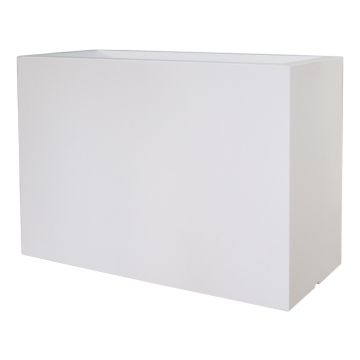 NALTIS rectangular planters, plastic, white, 100 x 40 x 70 cm