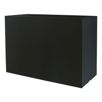 NALTIS rectangular plastic window box, black, 100 x 40 x 70 cm