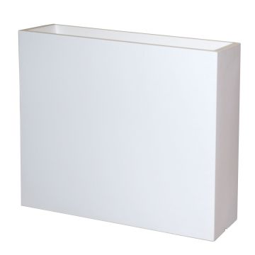 ERVOK plastic plant pot, white, 80x25x70cm
