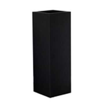 LYRAN plastic plant pot, black, 30x30x90cm