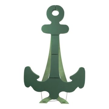 OASIS® Wet florist sponge Anchor, Bioline wooden base, wooden stand, green, 20"x12"x1.8"/51,5x31,5x4,5cm