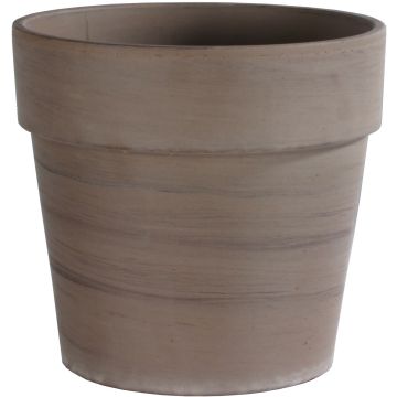 SILMAR terracotta plant pot, textured, brown, 50 cm, Ø60 cm