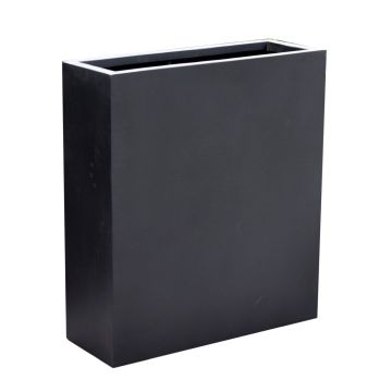 Planter CHANKY made of fiberstone, black, 3ftx12"x31"/100x30x80cm Planter CHANKY made of fiberstone, black, 3ftx12"x31"/100x30x80cm