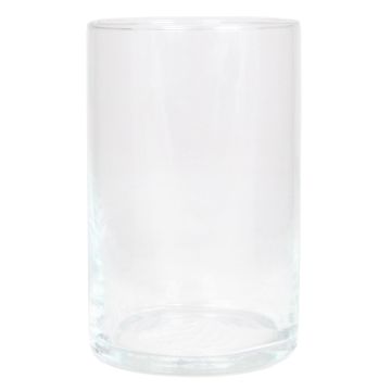 Glass cylinder vase SANYA OCEAN, transparent, 8"/20 cm, Ø 4.9"/12,5 cm