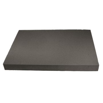 OASIS® Black Ideal Fresh flower foam Plate, black, 20"x20"x2.4"/50x50x6cm