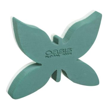 OASIS® Wet florist sponge Butterfly, polystyrene rigid foam floor, green, 14"x11"x2.4"/34,5x27,5x6cm