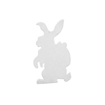 Easter decoration silhouette Easter bunny HOPPEL, white, 24"/60cm Easter decoration silhouette Easter bunny HOPPEL, white, 24"/60cm