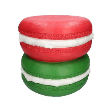 Storage table MOLANI in macaron shape, red-green, 12"/31,5cm, Ø13"/33,5cm