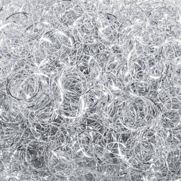Angel hair tinsel FLORENTIUS made from copper wire, crimped, silver, 20g Angel hair tinsel FLORENTIUS made from copper wire, crimped, silver, 20g