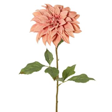 Artificial dahlia PHILLIPPA, Eco Collection, dusky pink, 26"/65cm, Ø6"/15cm