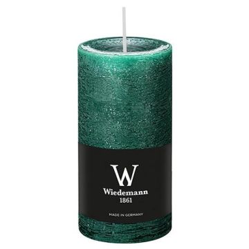 Block candle AURORA, sea green, 4.7"/12cm, Ø2.3"/5.8cm, 42 hours - Made in Germany Block candle AURORA, sea green, 4.7"/12cm, Ø2.3"/5.8cm, 42 hours - Made in Germany