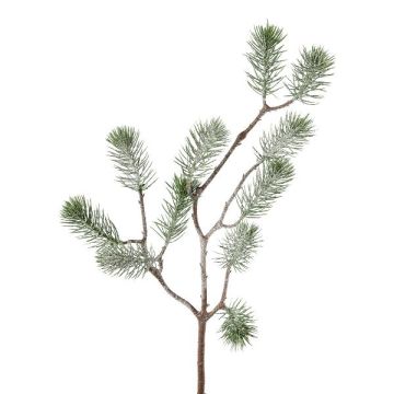 Artificial fir branch LUMVOR, frosted, white, 22"/55cm Artificial fir branch LUMVOR, frosted, white, 22"/55cm