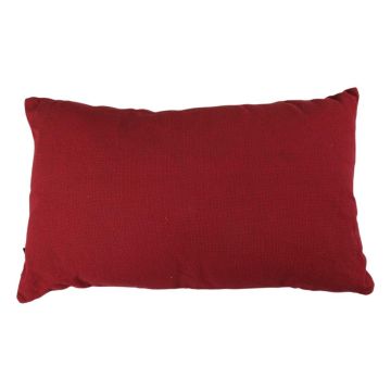 Couch cushion TALINA, with buttons, red, 20"x12"/50x30cm