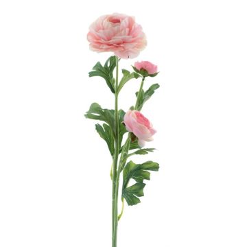 Artificial ranunculus PROTO, light pink, 26"/65cm