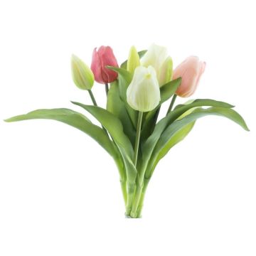 False tulip bouquet LONA, cream-pink-fuchsia, 12"/30cm, Ø8"/20cm False tulip bouquet LONA, cream-pink-fuchsia, 12"/30cm, Ø8"/20cm
