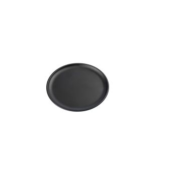 EMMELINE round metal candle coaster, black, Ø15cm EMMELINE round metal candle coaster, black, Ø15cm