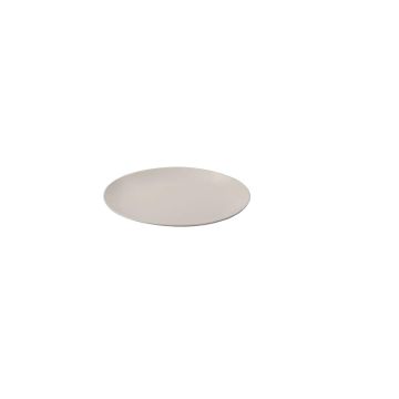 EMMELINE oval metal candle holder, mud, 17x10cm EMMELINE oval metal candle holder, mud, 17x10cm