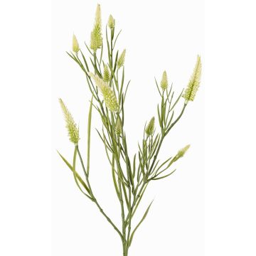 Artificial clover branch EUTIN with flowers, white-green, 31"/80cm Artificial clover branch EUTIN with flowers, white-green, 31"/80cm