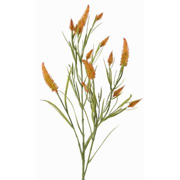 Artificial clover branch EUTIN with flowers, orange-green, 31"/80cm Artificial clover branch EUTIN with flowers, orange-green, 31"/80cm