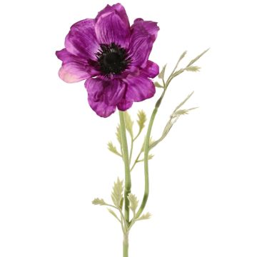 False anemone OKAPI, violet, 22"/55cm, Ø4"/10cm