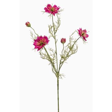 Artificial black cumin branch JENNIE, hot pink, 70cm Artificial black cumin branch JENNIE, hot pink, 70cm