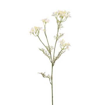 Artificial dill branch NUTMEG with flowers, white, 85cm Artificial dill branch NUTMEG with flowers, white, 85cm