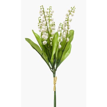 Decorative bunch of lily of the valley LEGOL, white, 35cm