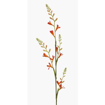 Artificial flower, Montbretia KATHERYN, orange-red, 90cm Artificial flower, Montbretia KATHERYN, orange-red, 90cm