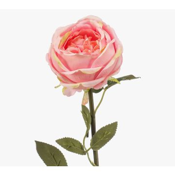 Artificial rose THYRI, pink, 65cm, Ø10cm Artificial rose THYRI, pink, 65cm, Ø10cm