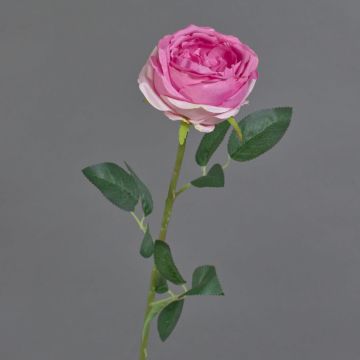 Artificial rose THYRI, pink-pink, 65cm, Ø10cm Artificial rose THYRI, pink-pink, 65cm, Ø10cm