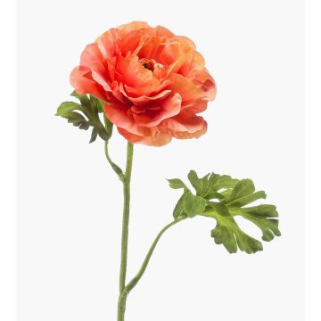 Artificial ranunculus KRISTY, salmon-orange, 60cm, Ø10cm Artificial ranunculus KRISTY, salmon-orange, 60cm, Ø10cm
