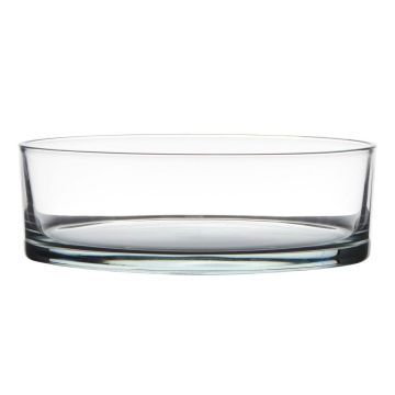Fruit bowl VERA EARTH, round, clear, 3.1"/8cm, Ø10"/25cm