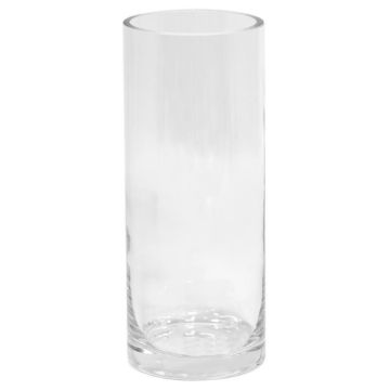 SANSA OCEAN cylindrical glass vase, clear, 20 cm, Ø8 cm SANSA OCEAN cylindrical glass vase, clear, 20 cm, Ø8 cm