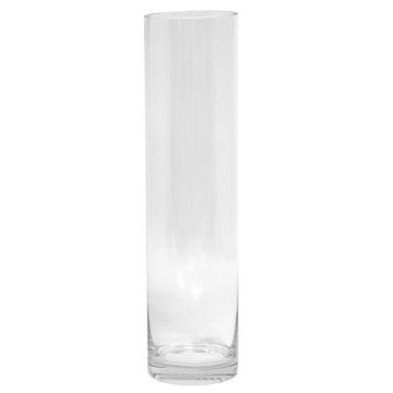 Cylindrical glass vase SANSA OCEAN, clear, 16"/40cm, Ø3.9"/10cm Cylindrical glass vase SANSA OCEAN, clear, 16"/40cm, Ø3.9"/10cm