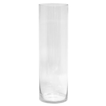SANSA OCEAN cylindrical glass floor vase, clear, 50 cm, Ø15 cm SANSA OCEAN cylindrical glass floor vase, clear, 50 cm, Ø15 cm