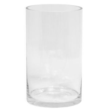 Cylindrical glass vase SANSA OCEAN, clear, 12"/30cm, Ø8"/20cm Cylindrical glass vase SANSA OCEAN, clear, 12"/30cm, Ø8"/20cm