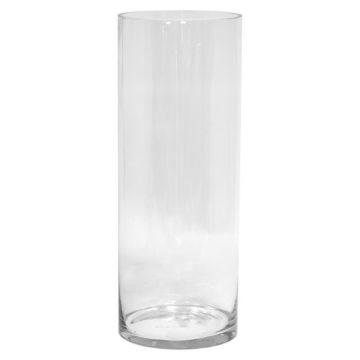 SANSA OCEAN cylindrical glass floor vase, clear, 60 cm, Ø20 cm SANSA OCEAN cylindrical glass floor vase, clear, 60 cm, Ø20 cm