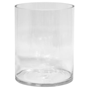 Cylindrical glass vase SANSA OCEAN, clear, 14"/35cm, Ø10"/25cm Cylindrical glass vase SANSA OCEAN, clear, 14"/35cm, Ø10"/25cm