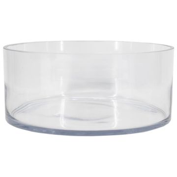 VERA OCEAN glass fruit bowl, clear, 13cm, Ø30cm