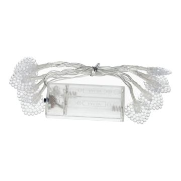 CASSATA string of lights with 10 LED hearts, battery-powered, 90cm