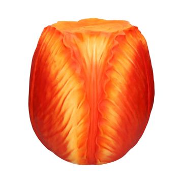 Side table MOLANI, in tulip shape, orange, 18"/45cm, Ø18"/46.5cm Side table MOLANI, in tulip shape, orange, 18"/45cm, Ø18"/46.5cm