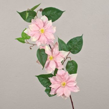 Textile flower woodland vine SALIYA, pink-white, 31"/80cm, Ø 5.5"/14cm Textile flower woodland vine SALIYA, pink-white, 31"/80cm, Ø 5.5"/14cm