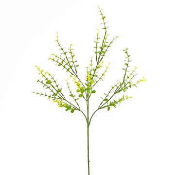 Plastic eucalyptus branch SERAFIN, green, 24"/60cm Plastic eucalyptus branch SERAFIN, green, 24"/60cm