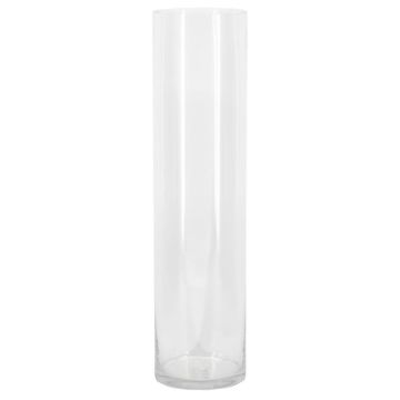 SANSA OCEAN cylindrical glass floor vase, clear, 60 cm, Ø15.1 cm SANSA OCEAN cylindrical glass floor vase, clear, 60 cm, Ø15.1 cm