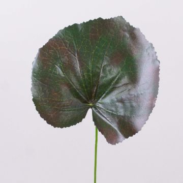 Faux geranium leaf HEIDEGARD, green-red, 15"/38cm, Ø5.5"/14cm Faux geranium leaf HEIDEGARD, green-red, 15"/38cm, Ø5.5"/14cm
