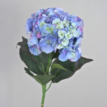 Artificial hydrangea ANGELINA, blue-violet, 70cm, Ø23cm
