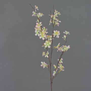 Decorative apple blossom branch LOUISA, flowering, pink-white, 33"/85cm